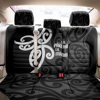 Lil Pakeha Lil Maori New Zealand Back Car Seat Cover Kiwi Proud Mangopare Pattern LT14 - Polynesian Pride