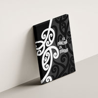 Lil Pakeha Lil Maori New Zealand Canvas Wall Art Kiwi Proud Mangopare Pattern LT14 - Polynesian Pride