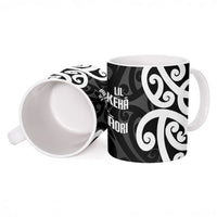 Lil Pakeha Lil Maori New Zealand Ceramic Mug Kiwi Proud Mangopare Pattern LT14 - Polynesian Pride