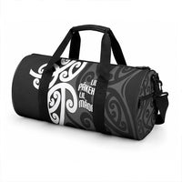 Lil Pakeha Lil Maori New Zealand Duffle Bag Kiwi Proud Mangopare Pattern LT14 - Polynesian Pride