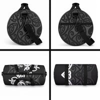Lil Pakeha Lil Maori New Zealand Duffle Bag Kiwi Proud Mangopare Pattern LT14 - Polynesian Pride