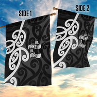 Lil Pakeha Lil Maori New Zealand Garden Flag Kiwi Proud Mangopare Pattern LT14 - Polynesian Pride