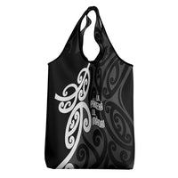 Lil Pakeha Lil Maori New Zealand Grocery Bag Kiwi Proud Mangopare Pattern LT14 - Polynesian Pride