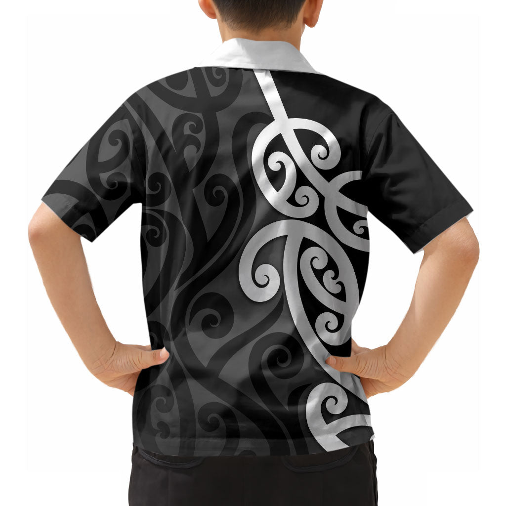 Lil Pakeha Lil Maori New Zealand Hawaiian Shirt Kiwi Proud Mangopare Pattern LT14 - Polynesian Pride