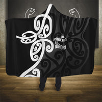 Lil Pakeha Lil Maori New Zealand Hooded Blanket Kiwi Proud Mangopare Pattern LT14 - Polynesian Pride