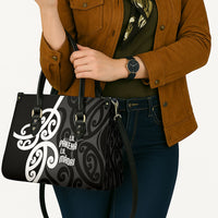 Lil Pakeha Lil Maori New Zealand Leather Bag Kiwi Proud Mangopare Pattern LT14 - Polynesian Pride