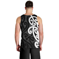 Lil Pakeha Lil Maori New Zealand Men Tank Top Kiwi Proud Mangopare Pattern LT14 - Polynesian Pride