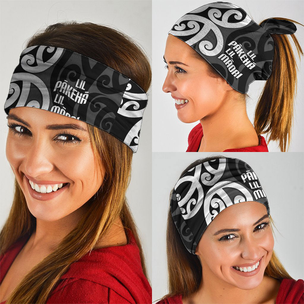 Lil Pakeha Lil Maori New Zealand Neck Gaiter Kiwi Proud Mangopare Pattern LT14 - Polynesian Pride