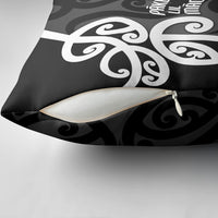 Lil Pakeha Lil Maori New Zealand Pillow Cover Kiwi Proud Mangopare Pattern LT14 - Polynesian Pride