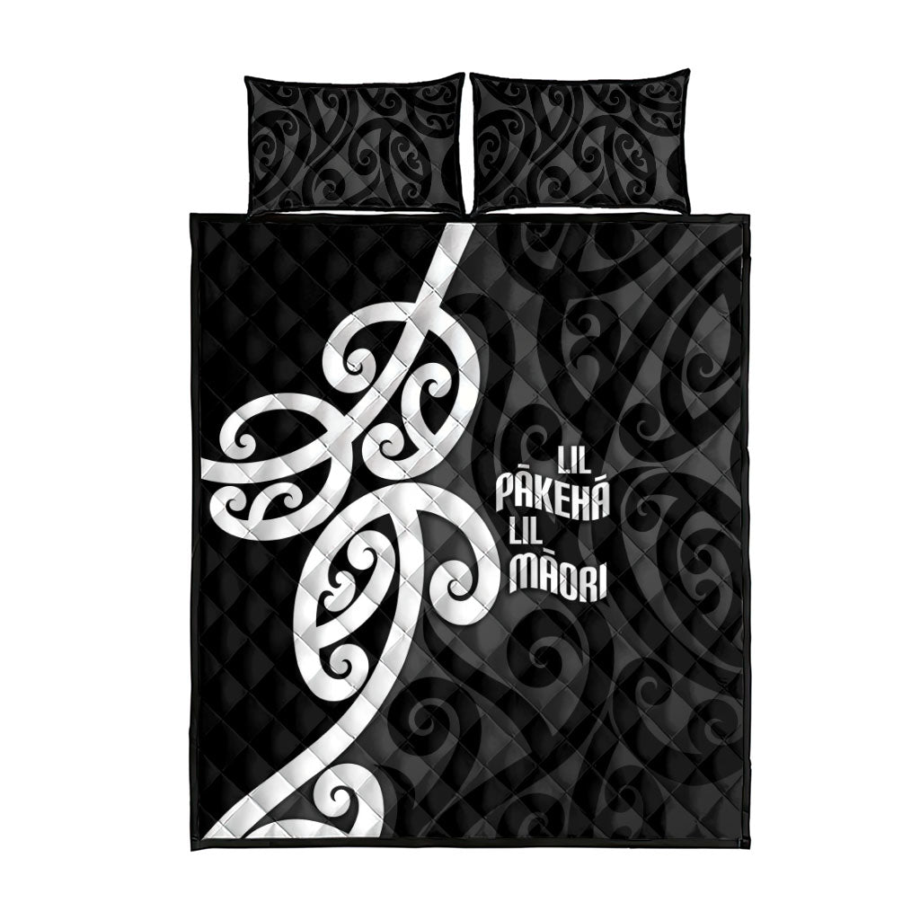 Lil Pakeha Lil Maori New Zealand Quilt Bed Set Kiwi Proud Mangopare Pattern LT14 - Polynesian Pride