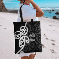 Lil Pakeha Lil Maori New Zealand Tote Bag Kiwi Proud Mangopare Pattern LT14 - Polynesian Pride