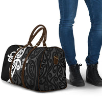 Lil Pakeha Lil Maori New Zealand Travel Bag Kiwi Proud Mangopare Pattern LT14 - Polynesian Pride
