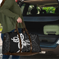 Lil Pakeha Lil Maori New Zealand Travel Bag Kiwi Proud Mangopare Pattern LT14 - Polynesian Pride