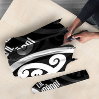 Lil Pakeha Lil Maori New Zealand Umbrella Kiwi Proud Mangopare Pattern LT14 - Polynesian Pride