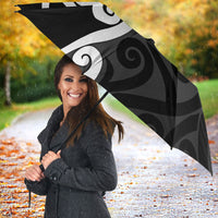 Lil Pakeha Lil Maori New Zealand Umbrella Kiwi Proud Mangopare Pattern LT14 - Polynesian Pride