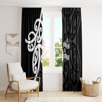 Lil Pakeha Lil Maori New Zealand Window Curtain Kiwi Proud Mangopare Pattern LT14 - Polynesian Pride
