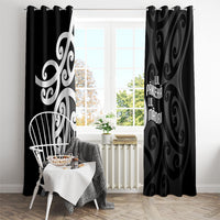 Lil Pakeha Lil Maori New Zealand Window Curtain Kiwi Proud Mangopare Pattern LT14 - Polynesian Pride