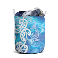 Hammerhead Shark Tattoo New Zealand Laundry Basket Maori Galaxy Mangopare Pattern LT14 - Polynesian Pride