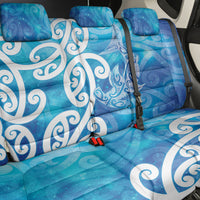 Hammerhead Shark Tattoo New Zealand Back Car Seat Cover Maori Galaxy Mangopare Pattern LT14 - Polynesian Pride