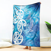 Hammerhead Shark Tattoo New Zealand Blanket Maori Galaxy Mangopare Pattern LT14 - Polynesian Pride