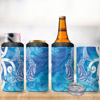 Hammerhead Shark Tattoo New Zealand 4 in 1 Can Cooler Tumbler Maori Galaxy Mangopare Pattern LT14 - Polynesian Pride