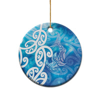 Hammerhead Shark Tattoo New Zealand Ceramic Ornament Maori Galaxy Mangopare Pattern