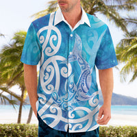 Hammerhead Shark Tattoo New Zealand Hawaiian Shirt Maori Galaxy Mangopare Pattern LT14 - Polynesian Pride