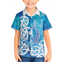 Hammerhead Shark Tattoo New Zealand Hawaiian Shirt Maori Galaxy Mangopare Pattern LT14 - Polynesian Pride