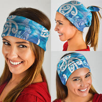 Hammerhead Shark Tattoo New Zealand Neck Gaiter Maori Galaxy Mangopare Pattern LT14 - Polynesian Pride