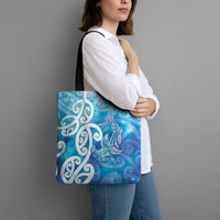 Hammerhead Shark Tattoo New Zealand Tote Bag Maori Galaxy Mangopare Pattern LT14 - Polynesian Pride