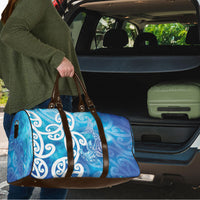 Hammerhead Shark Tattoo New Zealand Travel Bag Maori Galaxy Mangopare Pattern LT14 - Polynesian Pride