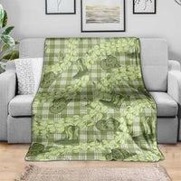 Lime Palaka Hawaii Cowboy Blanket Puakenikeni Lei Paniolo Papale Seamless Vibes LT14 - Polynesian Pride