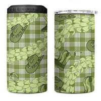 Lime Palaka Hawaii Cowboy 4 in 1 Can Cooler Tumbler Puakenikeni Lei Paniolo Papale Seamless Vibes LT14 One Size: 16 oz Lime - Polynesian Pride
