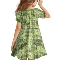Lime Palaka Hawaii Cowboy Family Matching Tank Maxi Dress and Hawaiian Shirt Puakenikeni Lei Paniolo Papale Seamless Vibes LT14 - Polynesian Pride