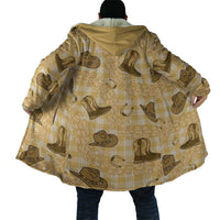 Yellow Palaka Hawaii Cowboy Cloak Puakenikeni Lei Paniolo Papale Seamless Vibes - Polynesian Pride
