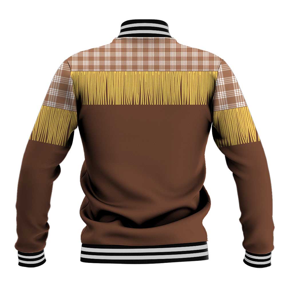Aloha Hawaii Cowboy Custome Baseball Jacket Puakenikeni Lei Palaka Tassel Style - Polynesian Pride
