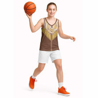 Aloha Hawaii Cowboy Custome Basketball Jersey Puakenikeni Lei Palaka Tassel Style LT14 - Polynesian Pride
