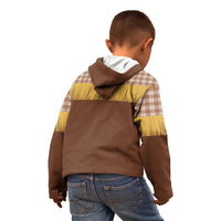 Aloha Hawaii Cowboy Custome Kid Hoodie Puakenikeni Lei Palaka Tassel Style - Polynesian Pride