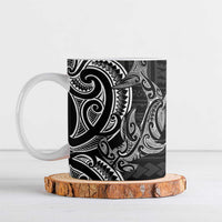 New Zealand Hammerhead Shark Ceramic Mug Maori Haehae Mangopare Black LT14 Black - Polynesian Pride