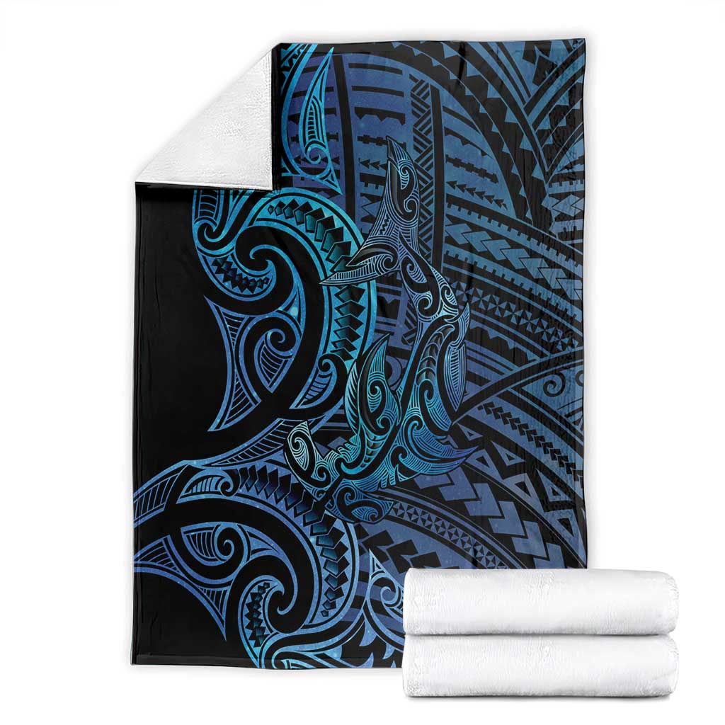 New Zealand Hammerhead Shark Blanket Maori Haehae Mangopare Galaxy LT14 - Polynesian Pride