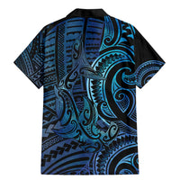 New Zealand Hammerhead Shark Family Matching Mermaid Dress and Hawaiian Shirt Maori Haehae Mangopare Galaxy LT14 - Polynesian Pride