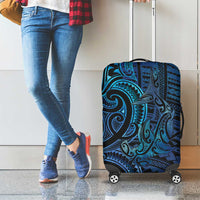 New Zealand Hammerhead Shark Luggage Cover Maori Haehae Mangopare Galaxy - Polynesian Pride