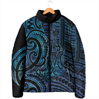New Zealand Hammerhead Shark Padded Jacket Maori Haehae Mangopare Galaxy - Polynesian Pride
