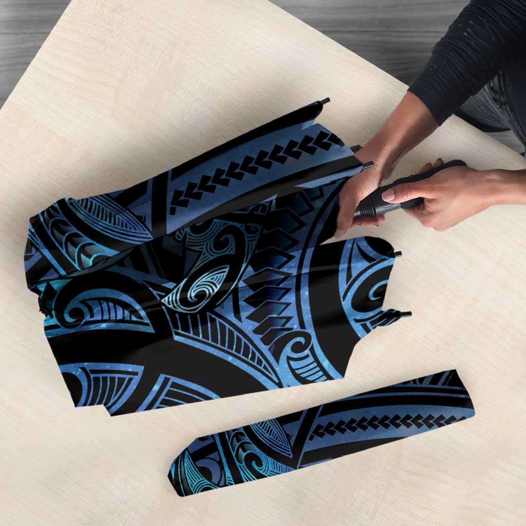 New Zealand Hammerhead Shark Umbrella Maori Haehae Mangopare Galaxy LT14 - Polynesian Pride