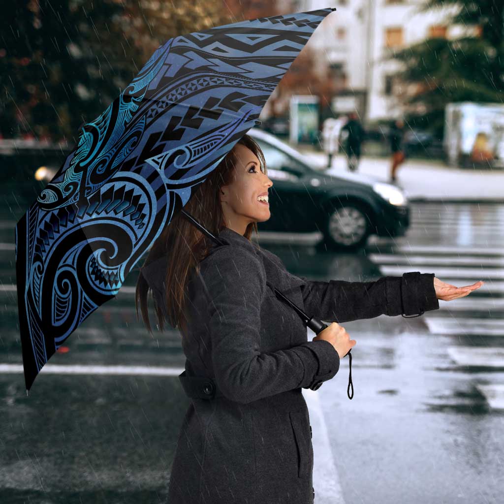 New Zealand Hammerhead Shark Umbrella Maori Haehae Mangopare Galaxy LT14 - Polynesian Pride