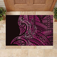 New Zealand Hammerhead Shark Rubber Doormat Maori Haehae Mangopare Pink - Polynesian Pride