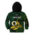 Personalised Solomon Islands Western Province Day Kid Hoodie Sea Turtle Mix Polynesian Hibiscus Pattern LT14 - Polynesian Pride