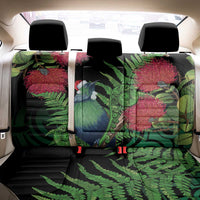 New Zealand Tui Bird Christmas Back Car Seat Cover Maori Fern Mix Pohotukawa LT14 - Polynesian Pride