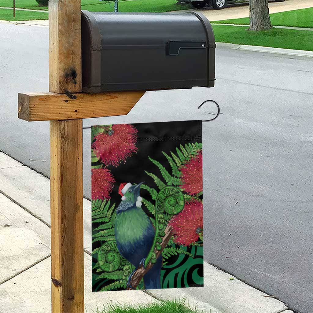 New Zealand Tui Bird Christmas Garden Flag Maori Fern Mix Pohotukawa LT14 - Polynesian Pride