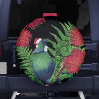 New Zealand Tui Bird Christmas Spare Tire Cover Maori Fern Mix Pohotukawa LT14 - Polynesian Pride